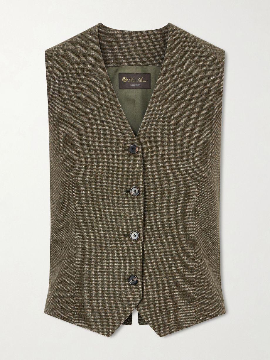 Wool and cashmere-blend vest by LORO PIANA