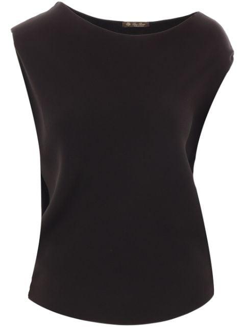 asymmetric T-shirt by LORO PIANA
