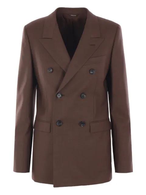 double-breasted wool blazer by LORO PIANA
