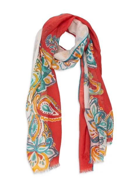 floral-print scarf by LORO PIANA