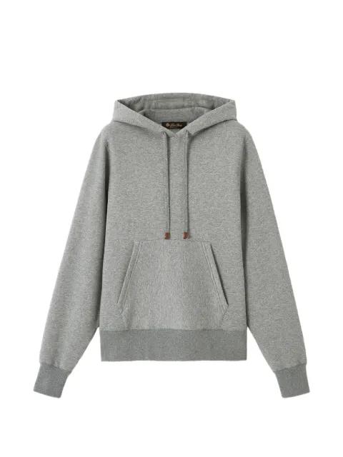 long-sleeve hoodie by LORO PIANA
