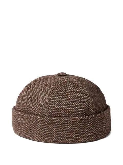 patterned hat by LORO PIANA