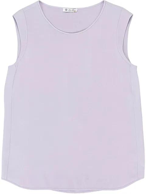 scoop-neck vest by LORO PIANA