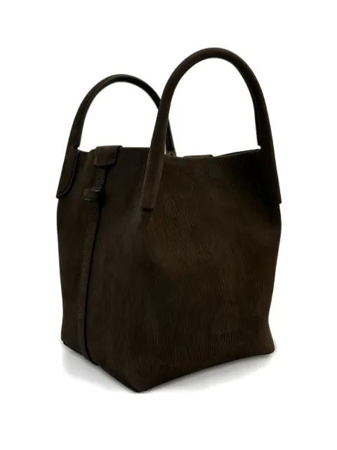 small Bale leather tote bag by LORO PIANA