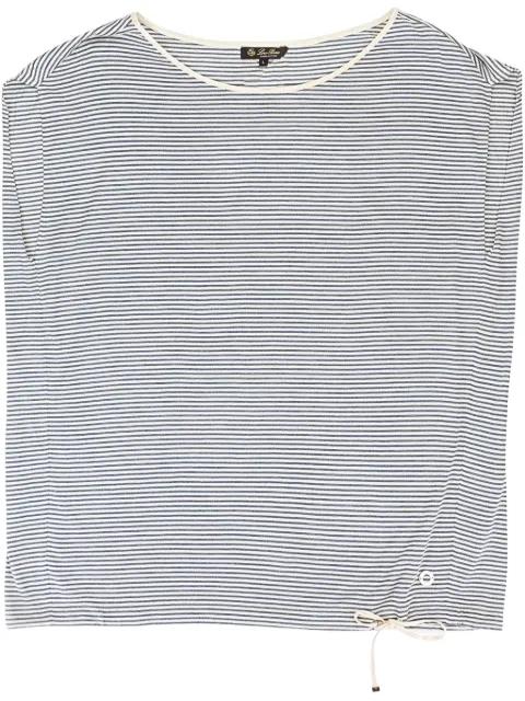 striped silk vest by LORO PIANA