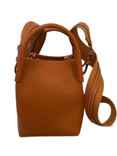 top-handle leather tote bag by LORO PIANA top-handle leather tote bag by LORO PIANA