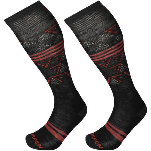 T1 Ski Mid Socks - 2 Pairs by LORPEN