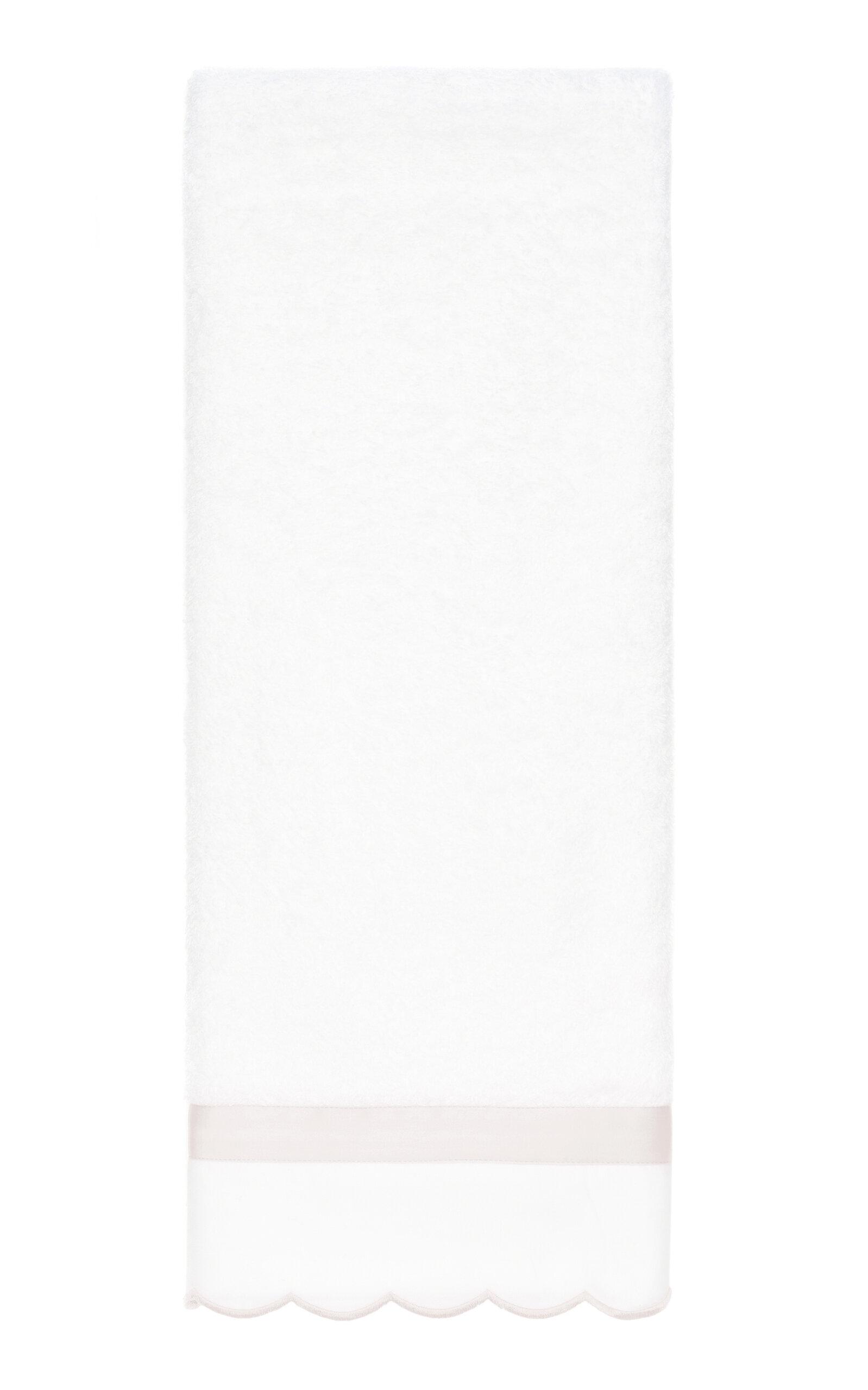 Los Encajeros - Exclusive Europa Cotton Hand Towel - Grey - Moda Operandi by LOS ENCAJEROS