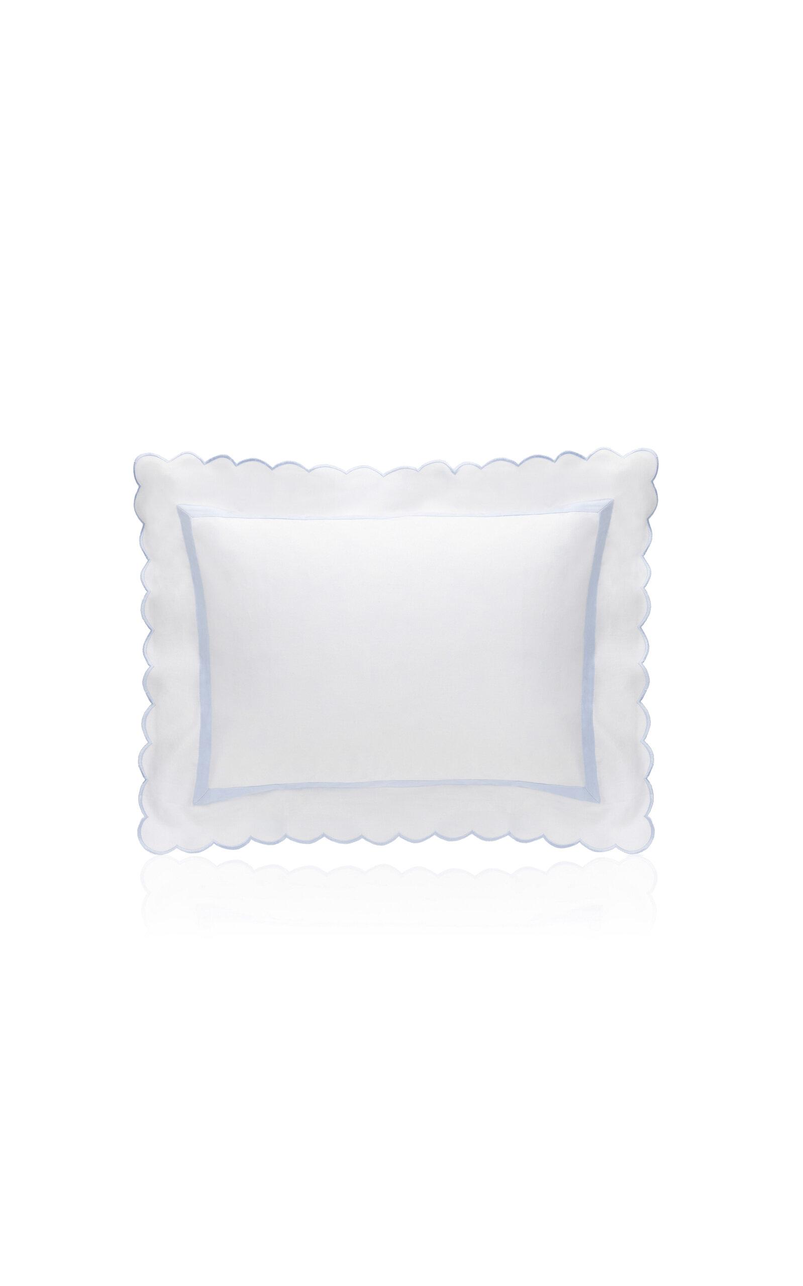 Los Encajeros - Exclusive Europa Satin Boudoir - Blue - Moda Operandi by LOS ENCAJEROS