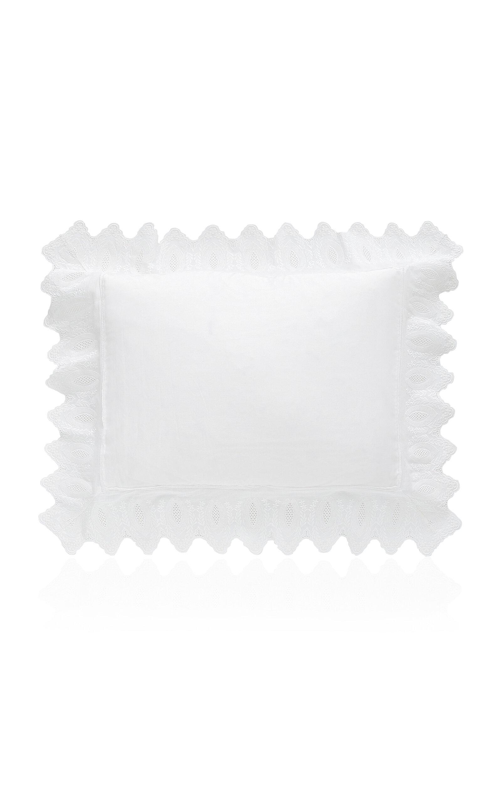 Los Encajeros - Mimi Percale Boudoir - White - Moda Operandi by LOS ENCAJEROS