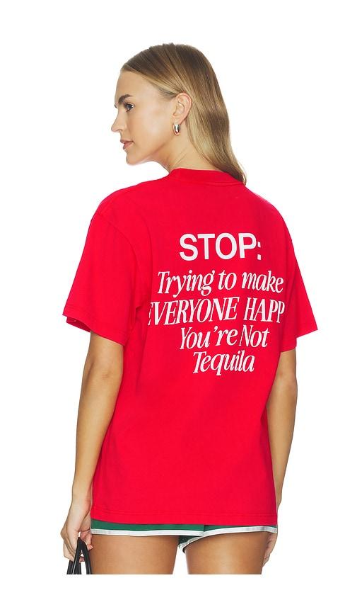 Los Sundays The Happy Tee in Red by LOS SUNDAYS