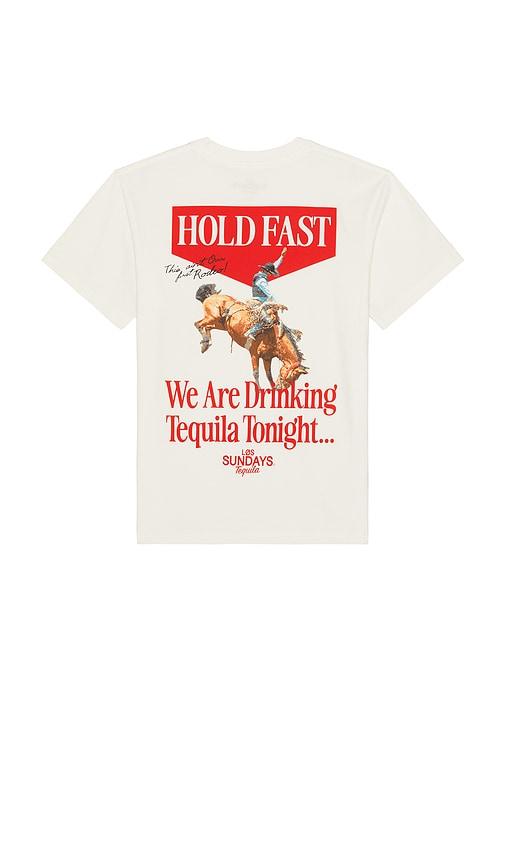 Los Sundays The Hold Fast Tee in Beige by LOS SUNDAYS