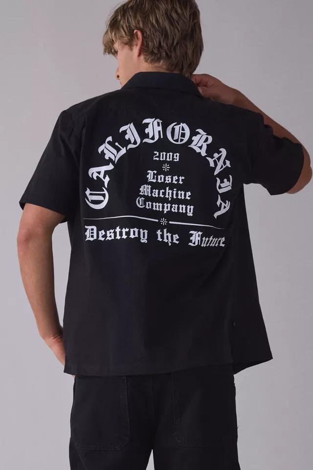 Loser Machine Fanatic Graphic Zip Shirt by LOSER MACHINE