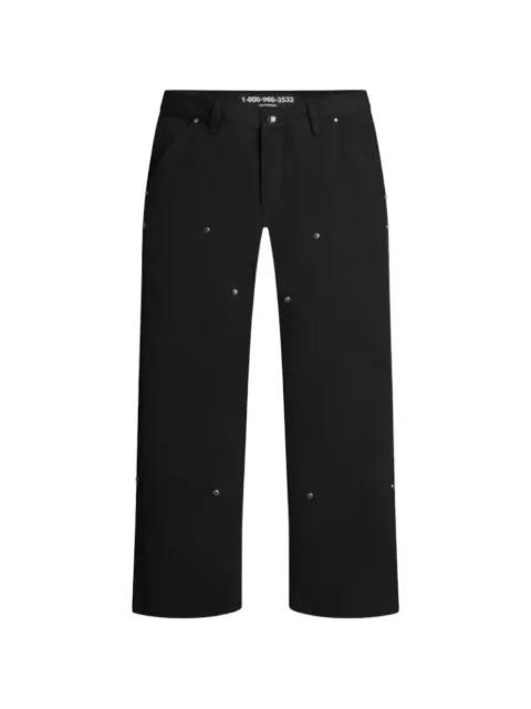 detached double knee jeans by LOSTSHDWS