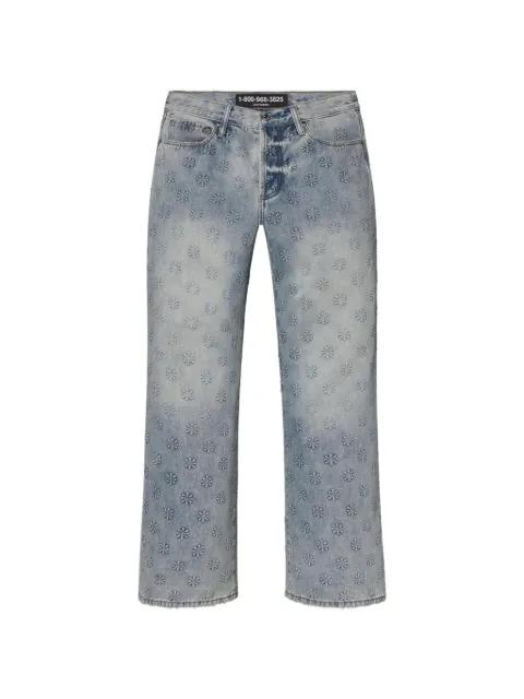 embossed-logo jeans by LOSTSHDWS