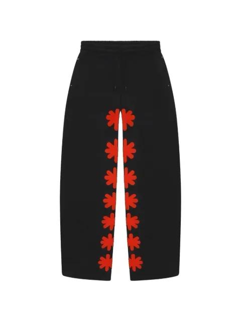 logo floral trousers by LOSTSHDWS