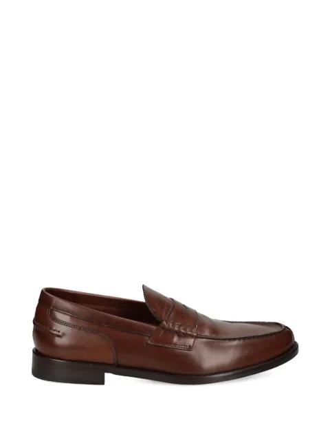 panelled penny loafers by LOTTUSSE