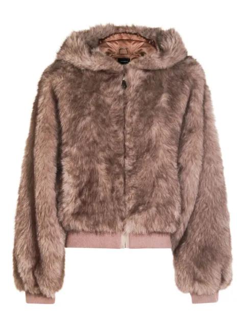 hoodied jacket by LOU ANDREA