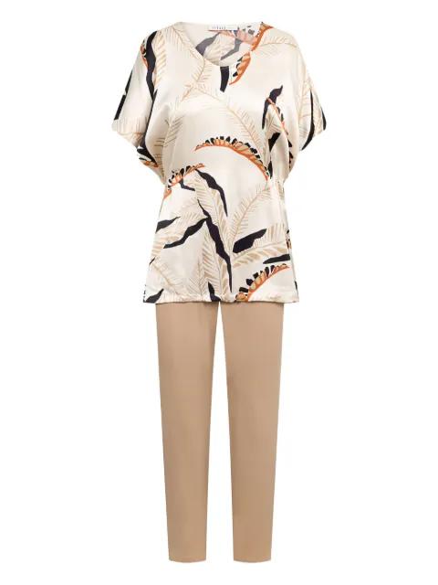 v-neck printed pyjamas (set of two) by LOUIS FERAUD