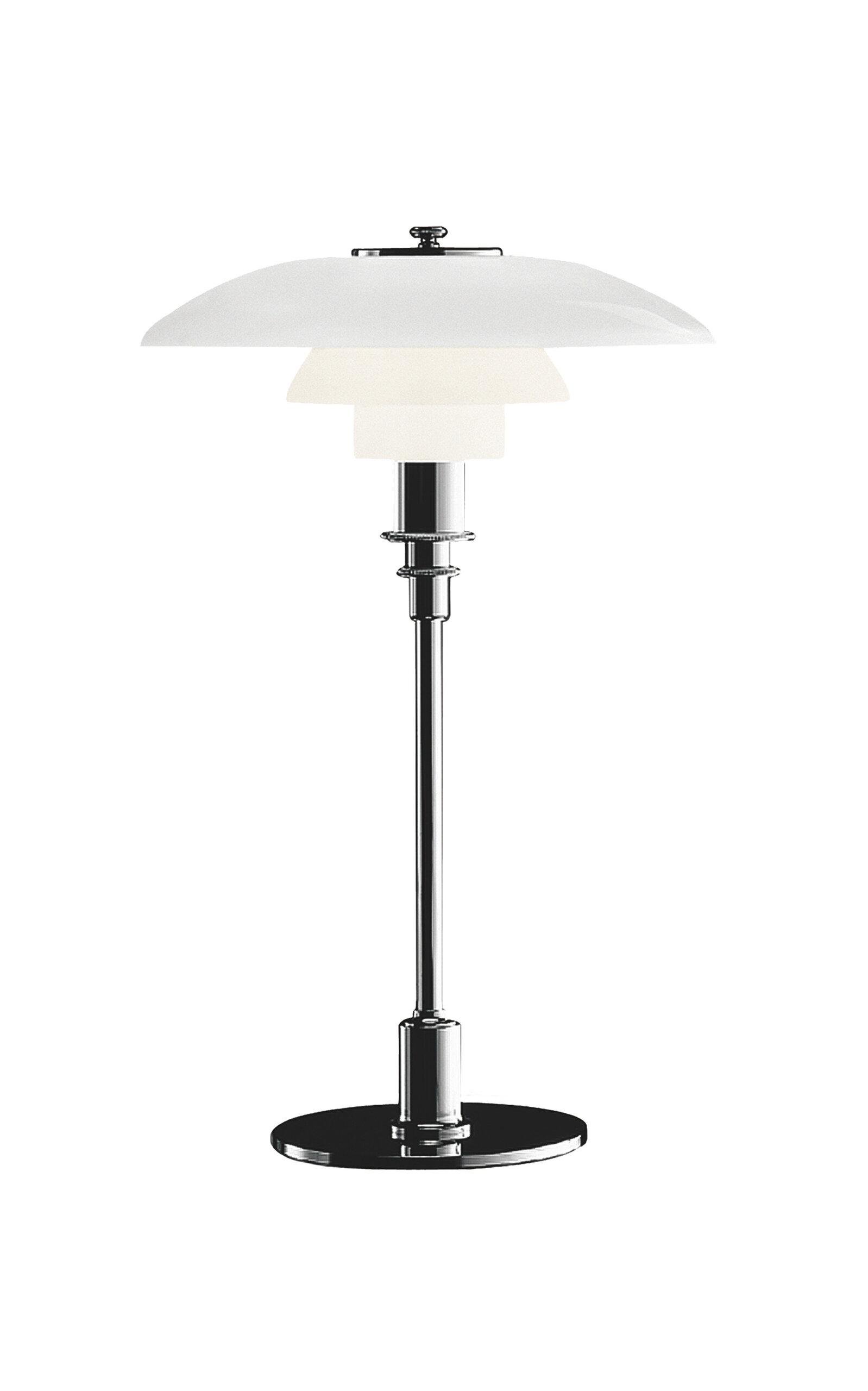 Louis Poulsen - PH 3/2 Glass Table Lamp - Silver - Moda Operandi by LOUIS POULSEN