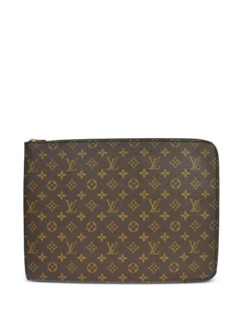 1988 monogram-pattern clutch bag by LOUIS VUITTON 