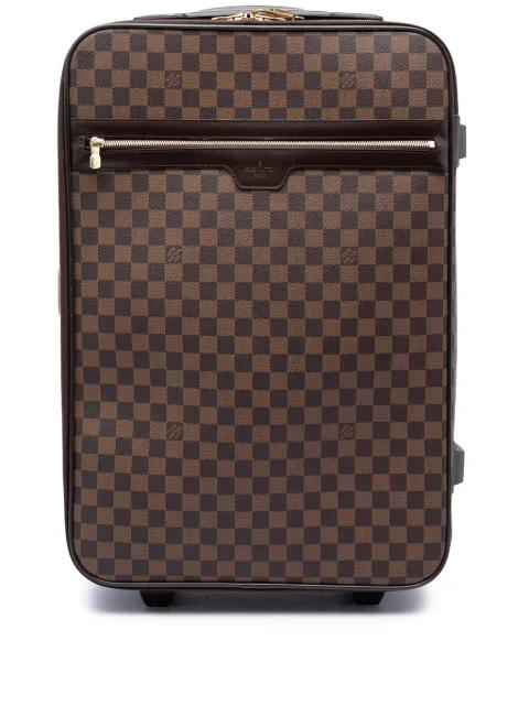 1990-2013 Damier Ebene Pegase 55 travel bag by LOUIS VUITTON 