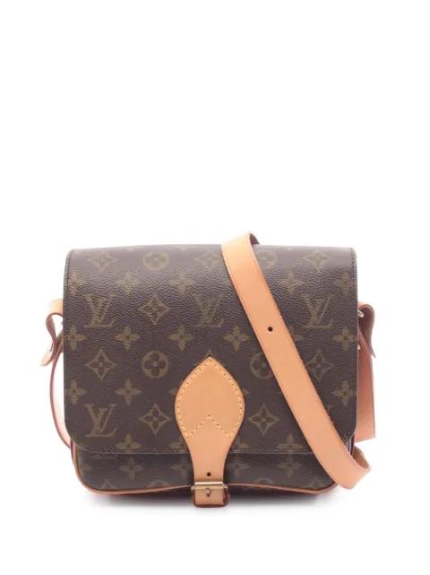 1990 Monogram Cartouchiere MM crossbody bag by LOUIS VUITTON 