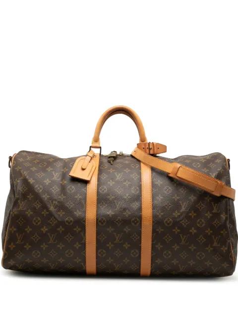 1990 Monogram Keepall Bandouliere 55 travel bag by LOUIS VUITTON 