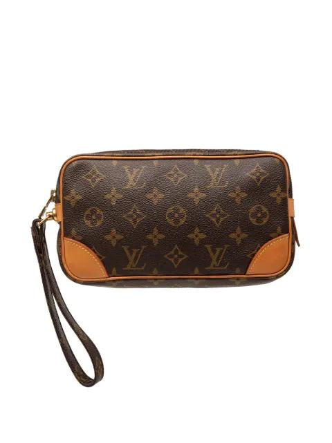 1990 Monogram Marly Dragonne PM clutch bag by LOUIS VUITTON 