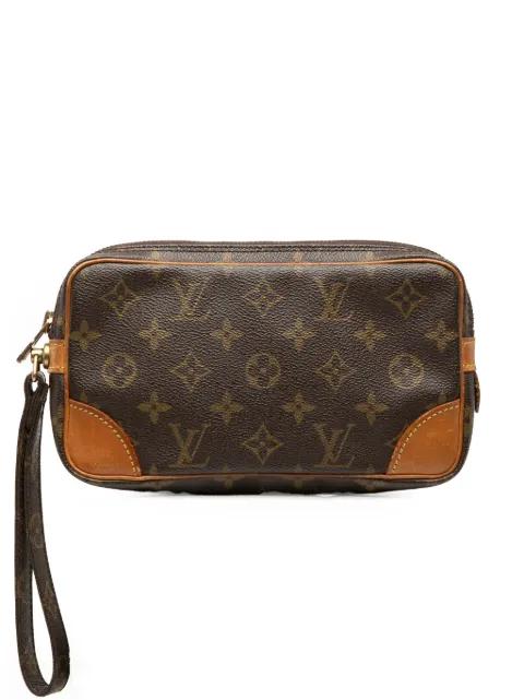 1990 Monogram Marly Dragonne PM clutch bag by LOUIS VUITTON 