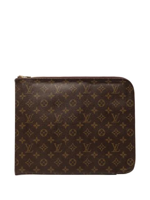 1990 Monogram Poche Documents Portfolio 30 clutch bag by LOUIS VUITTON 