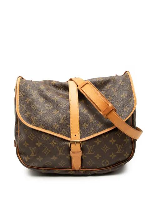 1990 Monogram Saumur 35 crossbody bag by LOUIS VUITTON 