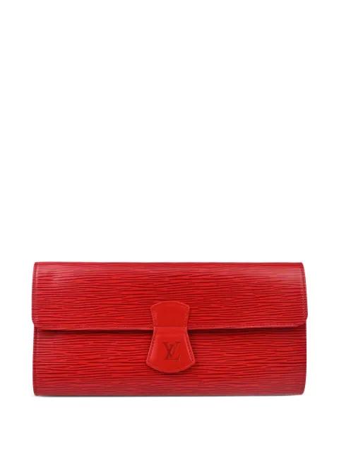 1992 Rouleau Schmucketui Rot clutch bag by LOUIS VUITTON 