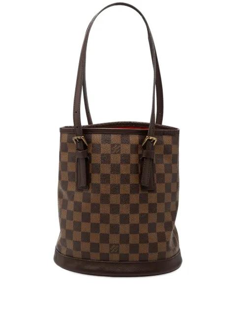 1993 Damier Ebene Marais bucket bag by LOUIS VUITTON 