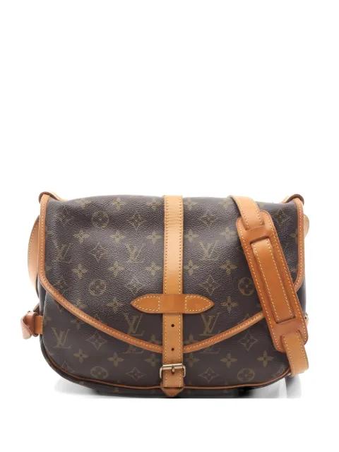 1995 30 Saumur monogram shoulder bag by LOUIS VUITTON 