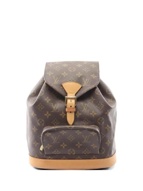 1997 Montsouris MM monogram leather backpack by LOUIS VUITTON 