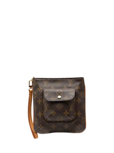 1998-2007 Monogram Partition clutch bag by LOUIS VUITTON 