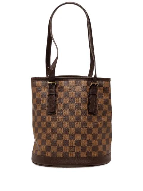 1998 Damier Ebene Marais bucket bag by LOUIS VUITTON 