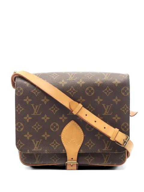 1999 Cartesier GM monogram leather shoulder bag by LOUIS VUITTON 