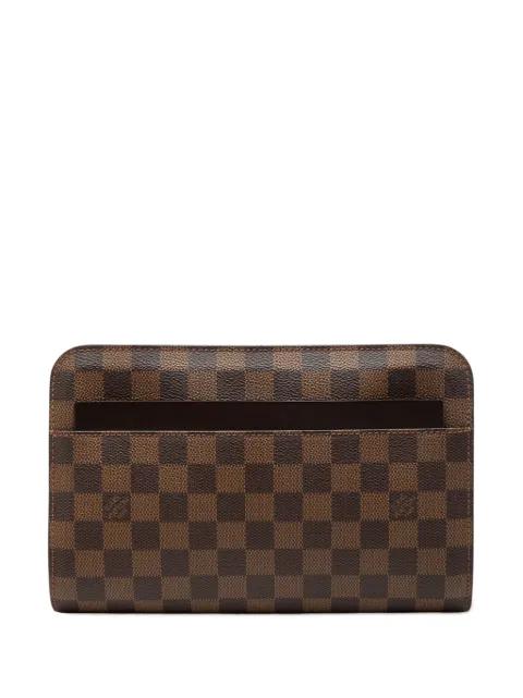2000 Damier Ebene Saint Louis Pochette clutch bag by LOUIS VUITTON 