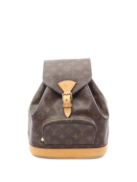 2000s MM Montsouris Monogram buckle backpack by LOUIS VUITTON 