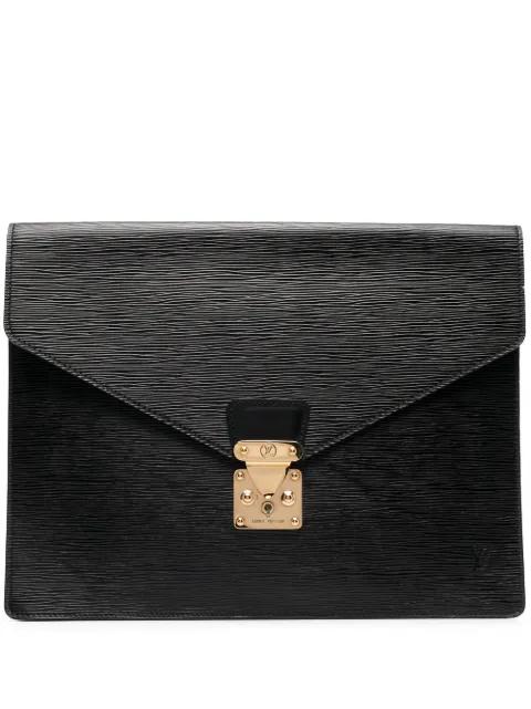 2000s pre-owned Épi front flap clutch by LOUIS VUITTON 