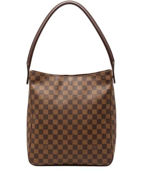 2001 Damier Ebene Looping GM tote bag by LOUIS VUITTON 