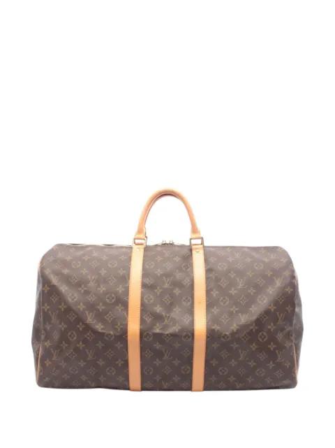 2001 Monogram Keepall 55 travel bag by LOUIS VUITTON 2001 Monogram Keepall 55 travel bag by LOUIS VUITTON