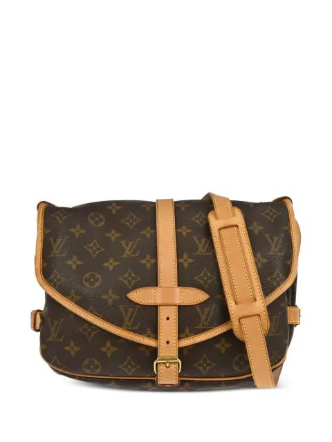 2001 Monogram Saumur 30 canvas shoulder bag by LOUIS VUITTON 