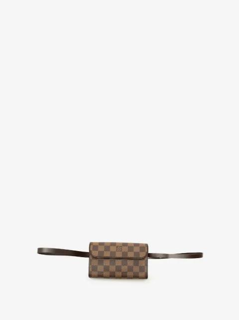 2002 Damier Ebene Florentine Pochette belt bag by LOUIS VUITTON 