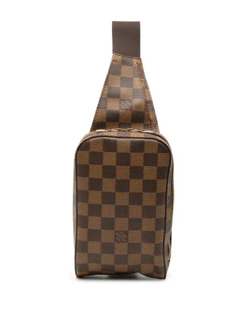 2002 Damier Ebene Geronimos crossbody bag by LOUIS VUITTON 