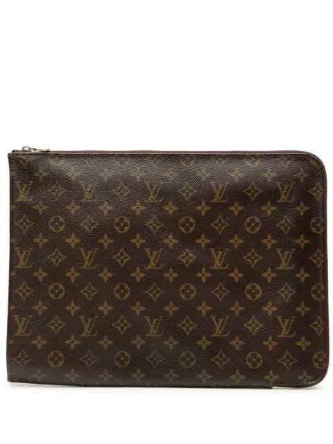 2002 Monogram Poche Documents Portfolio business bag by LOUIS VUITTON 