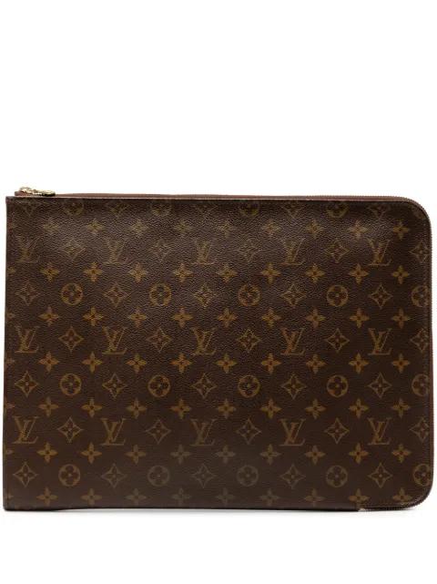 2002 Monogram Poche Documents Portfolio business bag by LOUIS VUITTON 
