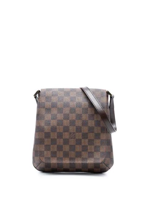 2003-2010 Damier Ebene Musette Salsa PM crossbody bag by LOUIS VUITTON 